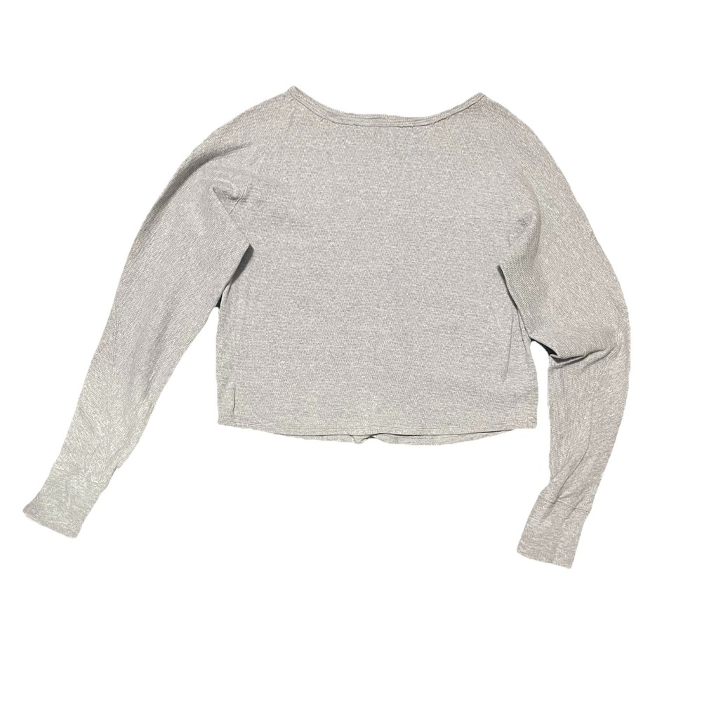 Free People We The Free Waffle Long Sleeve Layering Basic Top Tee Thermal Travel